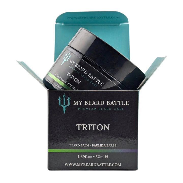 Spearmint, Juniper Berry, Basil & Lime Beard Balm - 50ml - Triton