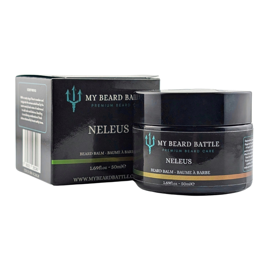 Cedarwood & Lime Beard Balm - 50ml - Neleus