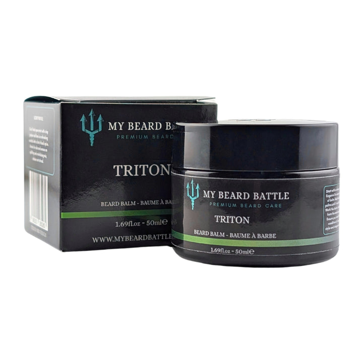 Spearmint, Juniper Berry, Basil & Lime Beard Balm - 50ml - Triton