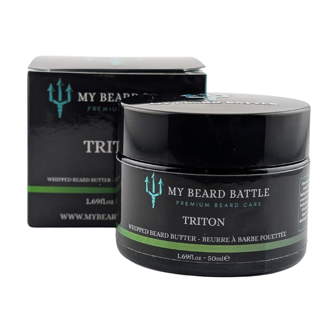 Spearmint, Juniper Berry, Basil & Lime Whipped Beard Butter - 50ml - Triton