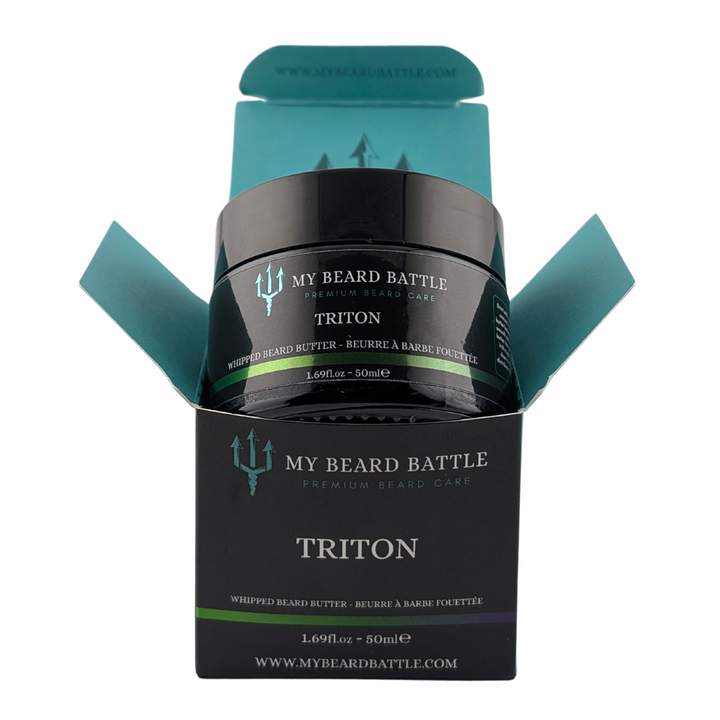 Spearmint, Juniper Berry, Basil & Lime Whipped Beard Butter - 50ml - Triton