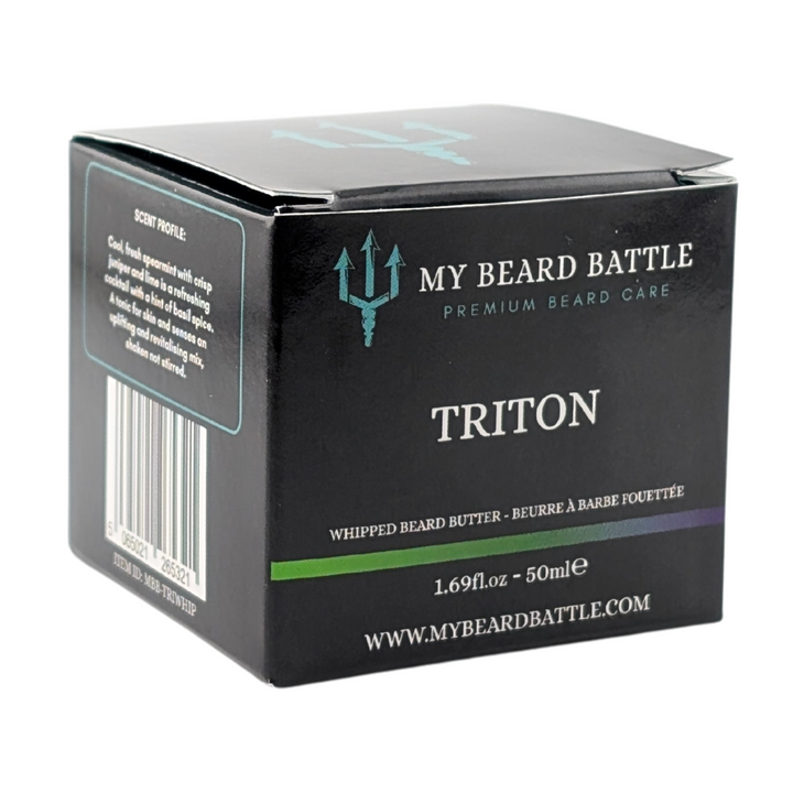 Spearmint, Juniper Berry, Basil & Lime Whipped Beard Butter - 50ml - Triton